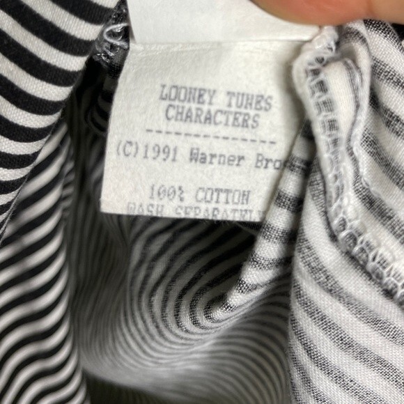 Too Cute Looney Tunes The Sylvester & Tweety Mysteries Button Down Shirt Sz XL - Picture 4 of 6